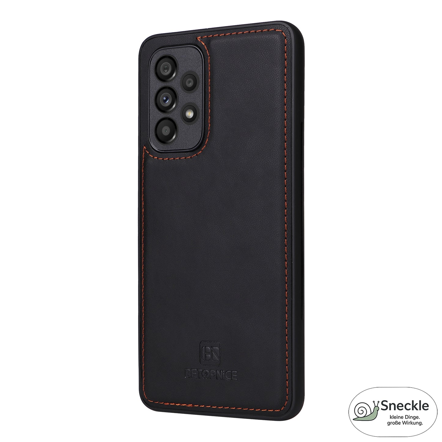 Galaxy A73 5G Leder-Wallet-Hülle – Magnetisch