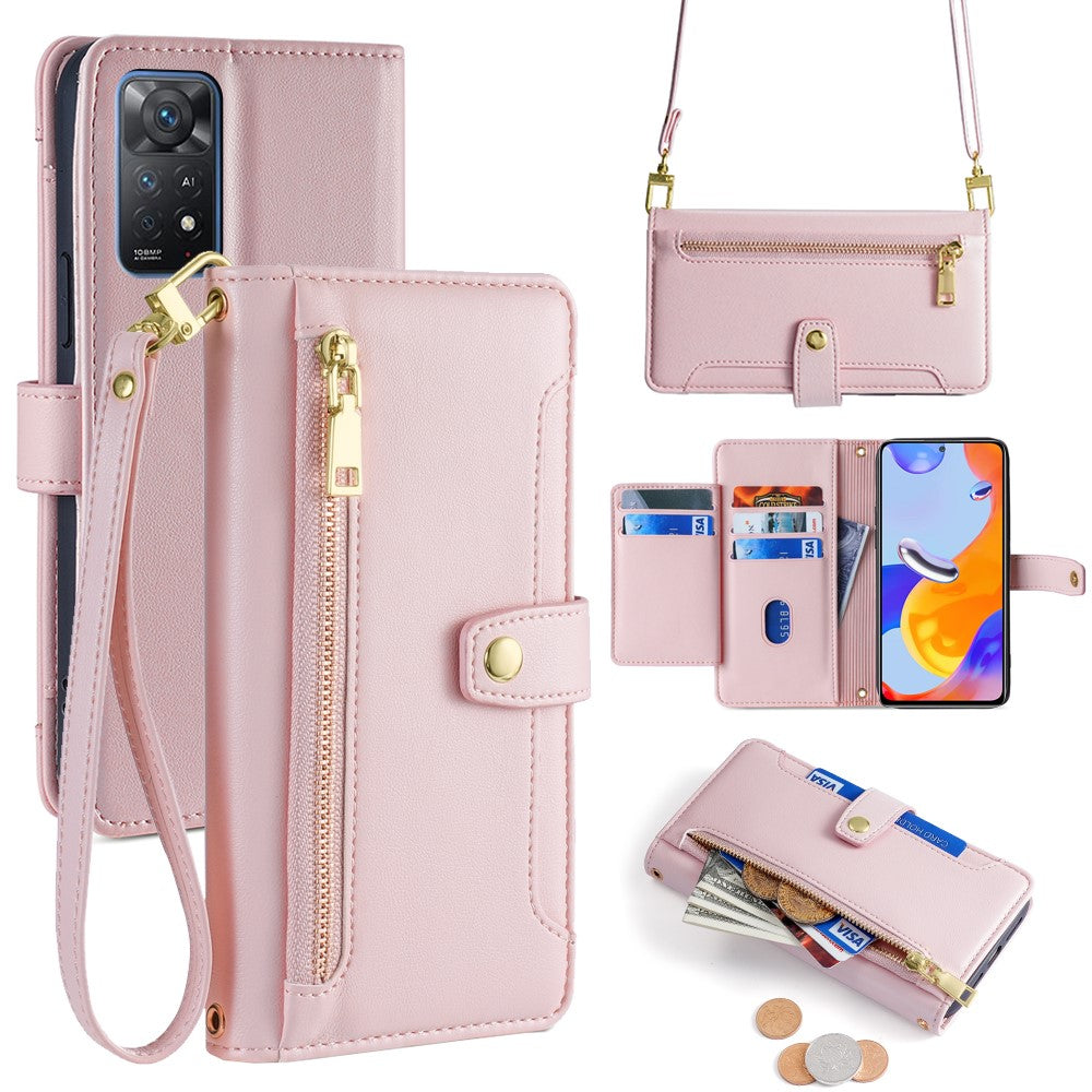 For Xiaomi Redmi Note 11 Pro 4G (Mediatek) / Note 11 Pro 5G (Qualcomm) / Note 12 Pro 4G Case PU Leather Phone Cover