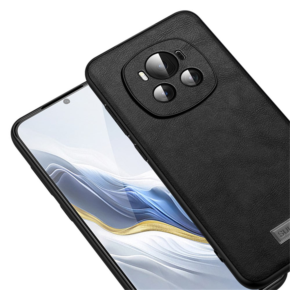 Honor Magic6 Pro 5G Handyhülle – Aus PU-Leder, beschichtet mit TPU + PC