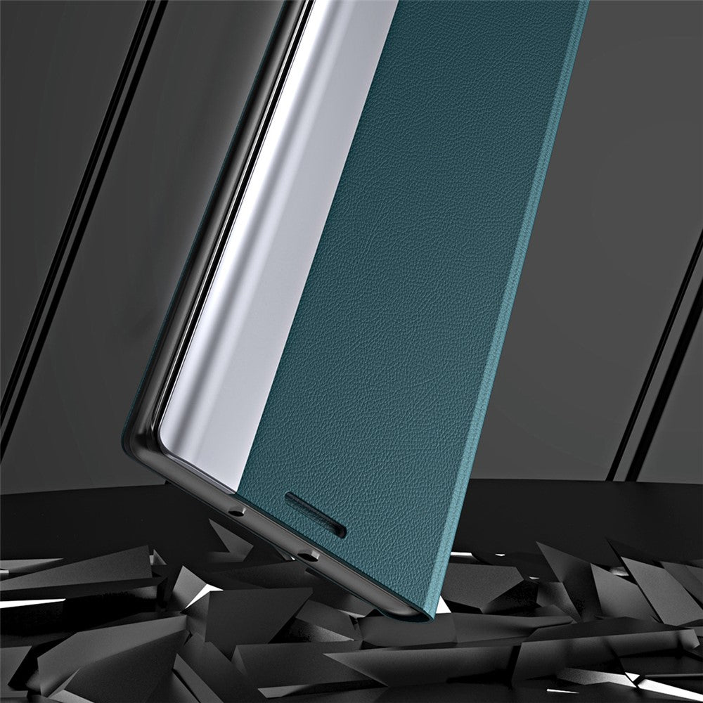 For Xiaomi Redmi Note 13 Pro 5G / Poco X6 5G Stand Case Drop-proof PC+Leather Phone Guard Cover