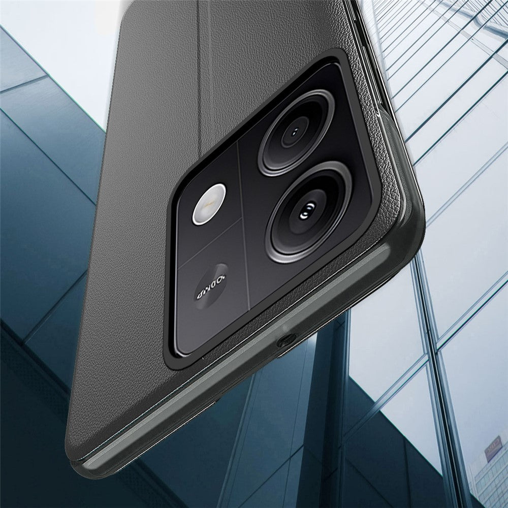 For Xiaomi Redmi Note 13 Pro 5G / Poco X6 5G Phone Case Folio Flip PU Leather Stand Cover