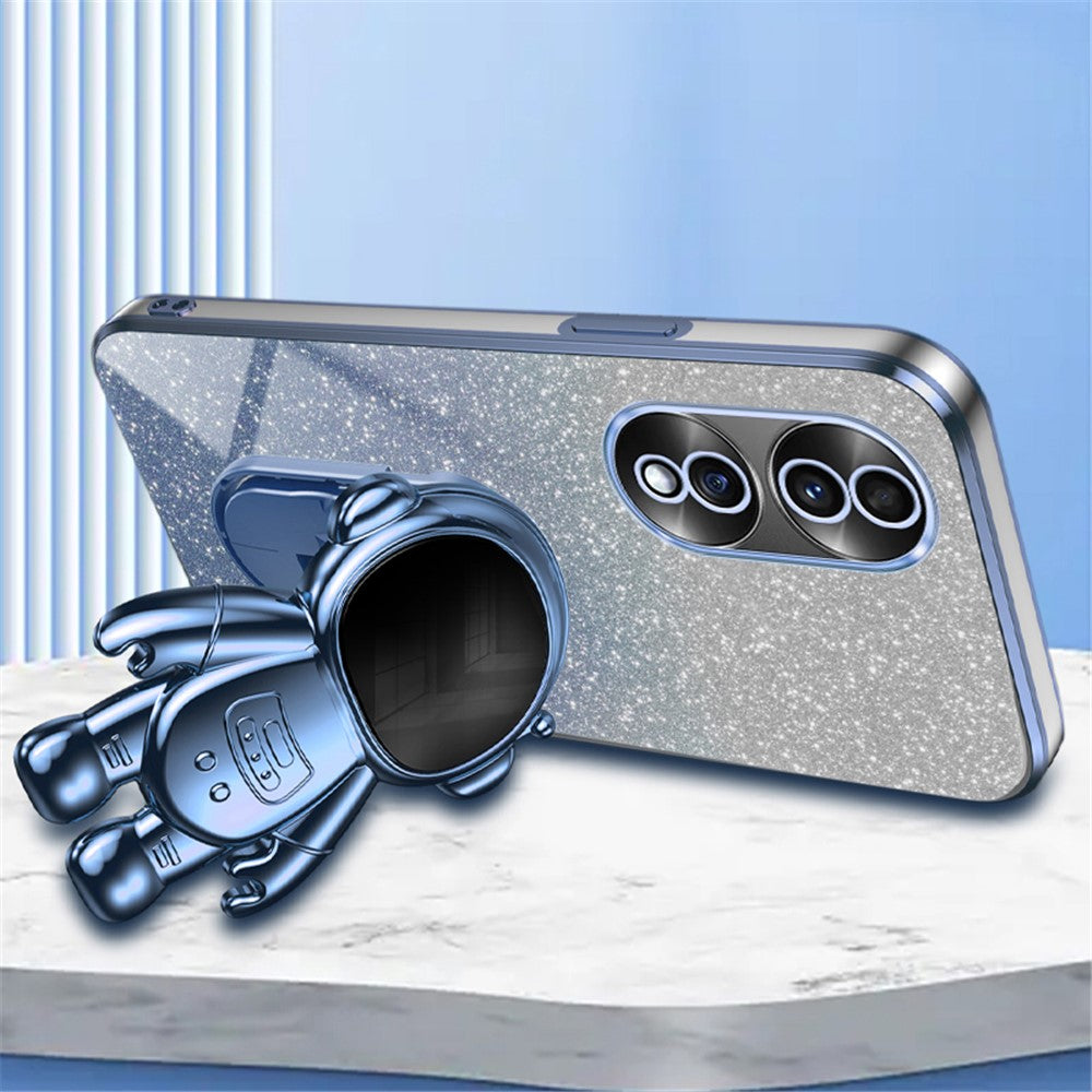For Honor 70 5G Kickstand Case PC+TPU Astronaut Design Phone Back Cover