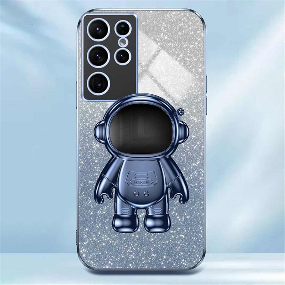 Galaxy S22 Ultra 5G Hülle – Kratzfest – Mit Astronaut-Ständer