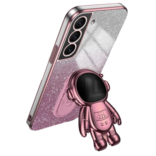 Galaxy S22 5G Hülle – Kratzfest – Mit Astronaut-Ständer