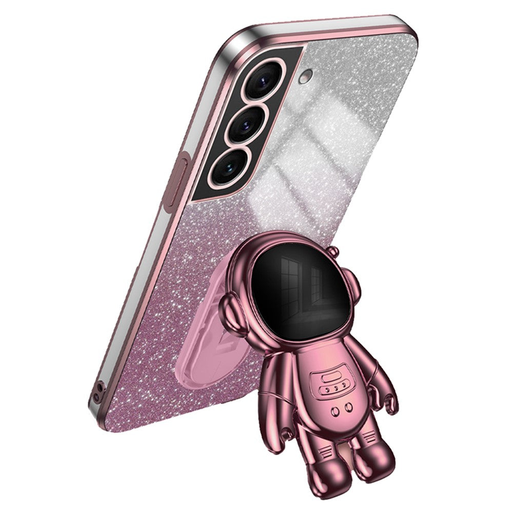 Galaxy S21 FE 5G Hülle – Kratzfest – Mit Astronaut-Ständer