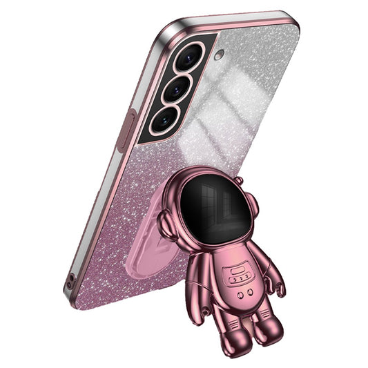 Galaxy S21 FE 5G Hülle – Kratzfest – Mit Astronaut-Ständer