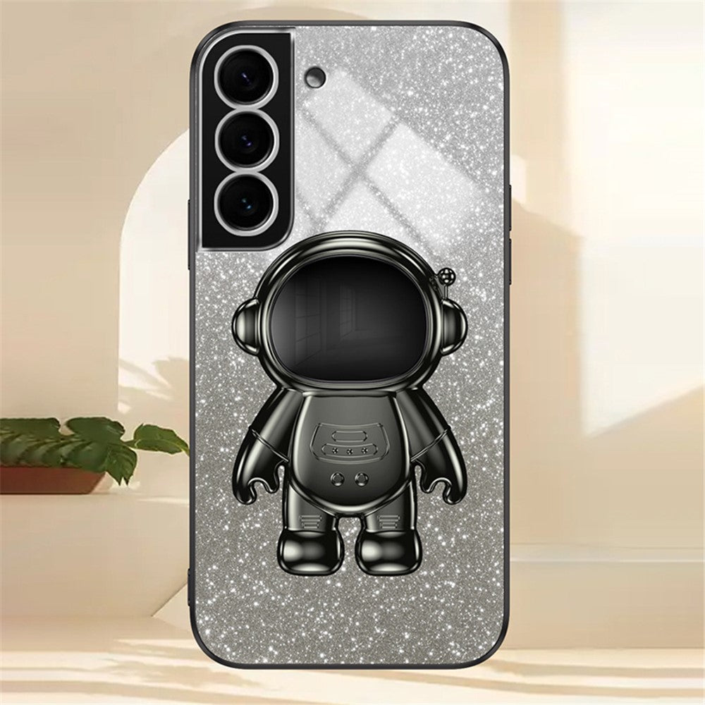 Galaxy S21 FE 5G Hülle – Kratzfest – Mit Astronaut-Ständer