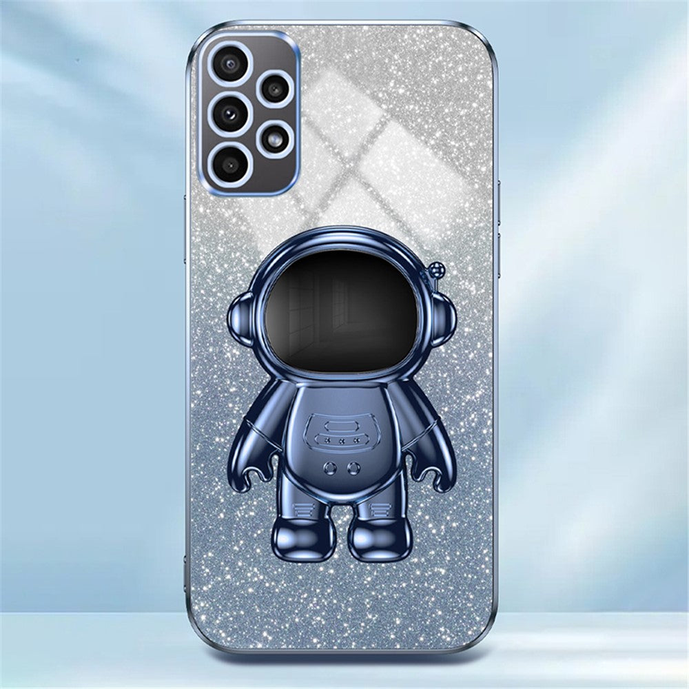Galaxy A32 5G / M32 5G Hülle – Kratzfest – Mit Astronaut-Ständer