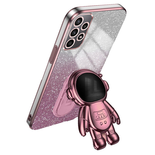 Galaxy A32 4G Hülle – Kratzfest – Mit Astronaut-Ständer