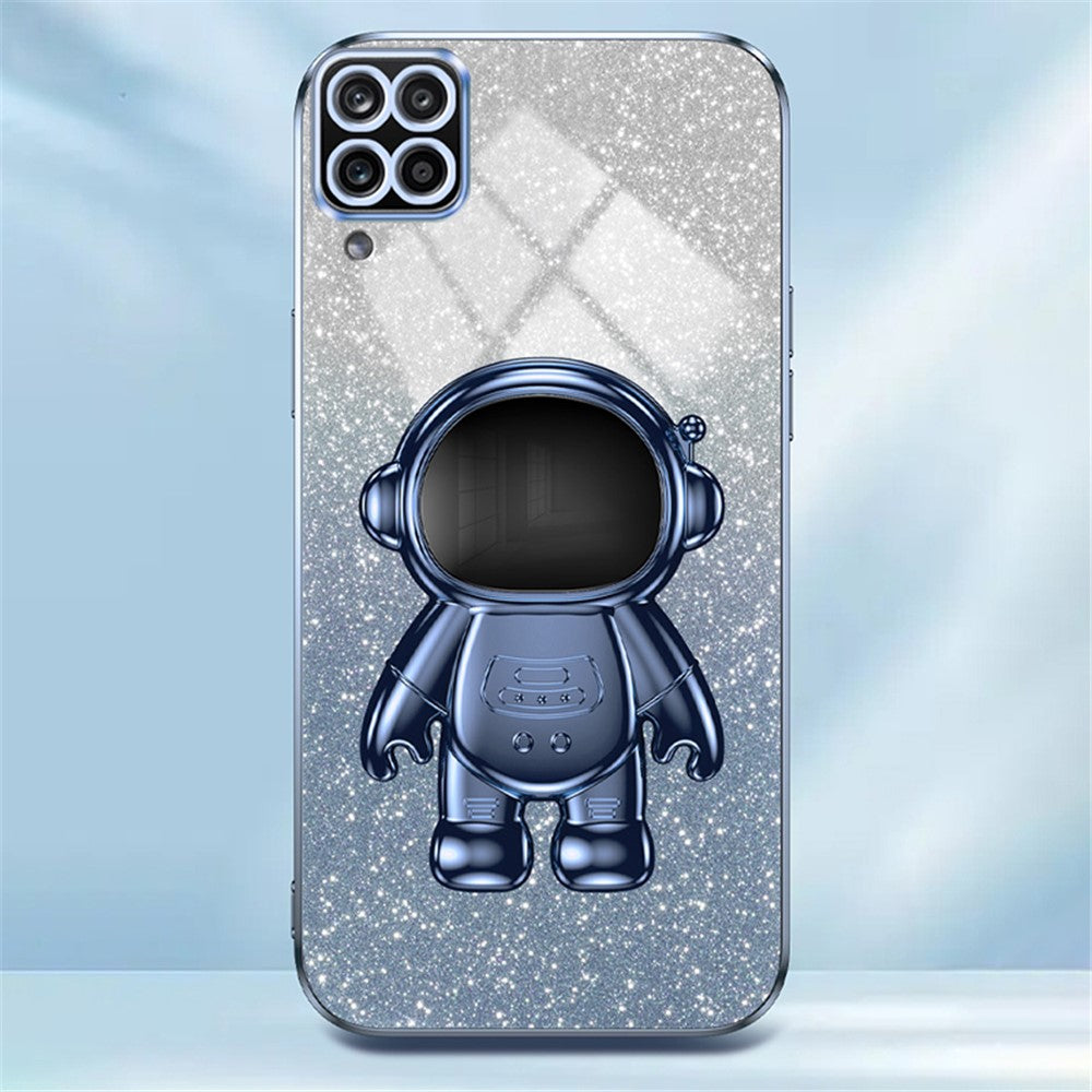 Galaxy A22 4G Hülle – Kratzfest – Mit Astronaut-Ständer