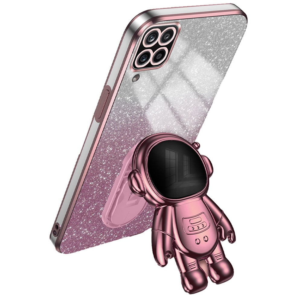 Galaxy A22 4G Hülle – Kratzfest – Mit Astronaut-Ständer
