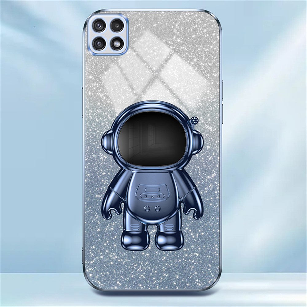 Galaxy A22 5G Hülle – Kratzfest – Mit Astronaut-Ständer