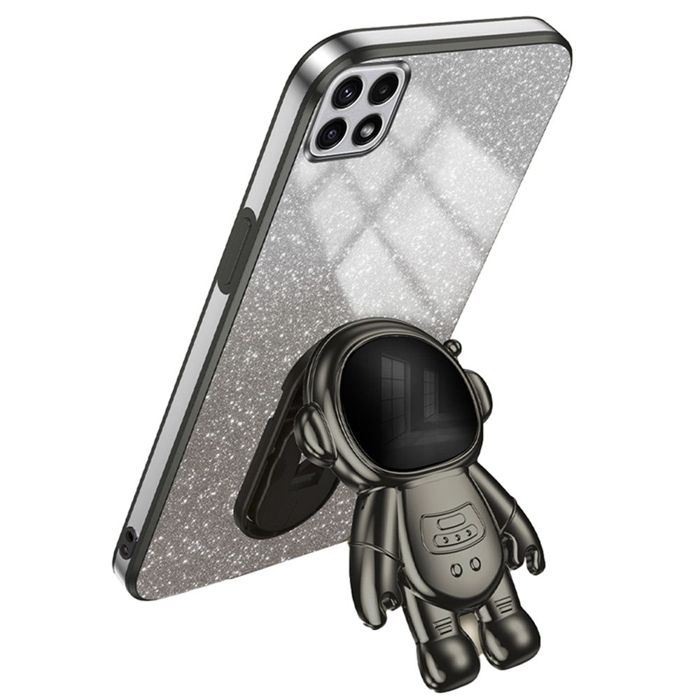 Galaxy A22 5G Hülle – Kratzfest – Mit Astronaut-Ständer