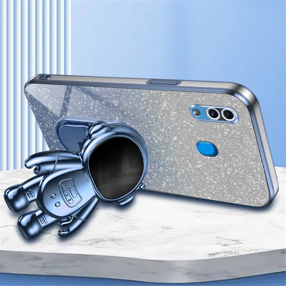 Galaxy A20 / A30 Hülle – Kratzfest – Mit Astronaut-Ständer