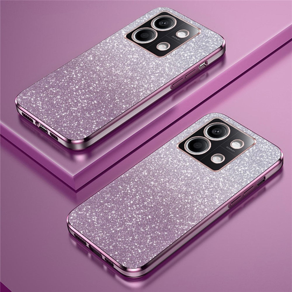 For Xiaomi Redmi Note 13 5G Cover Astronaut Kickstand Glitter Powder Mobile Phone Case