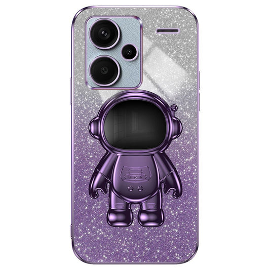 Xiaomi Redmi Note 13 Pro+ 5G Handyhülle – Astronaut Kickstand Anti-Shock Galvanik-Abdeckung