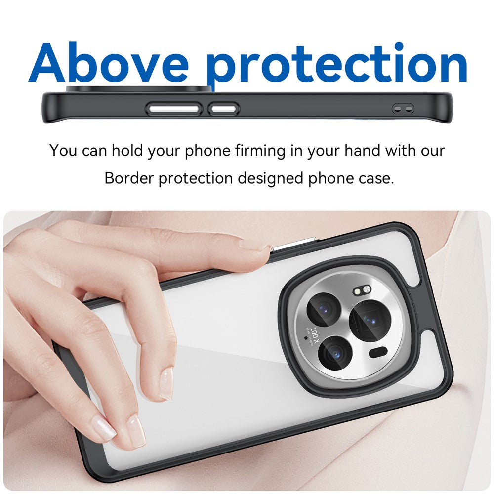 Honor Magic6 Pro 5G Transparente Handyhülle – TPU + Acryl Handy-Rückseite, stoßfest