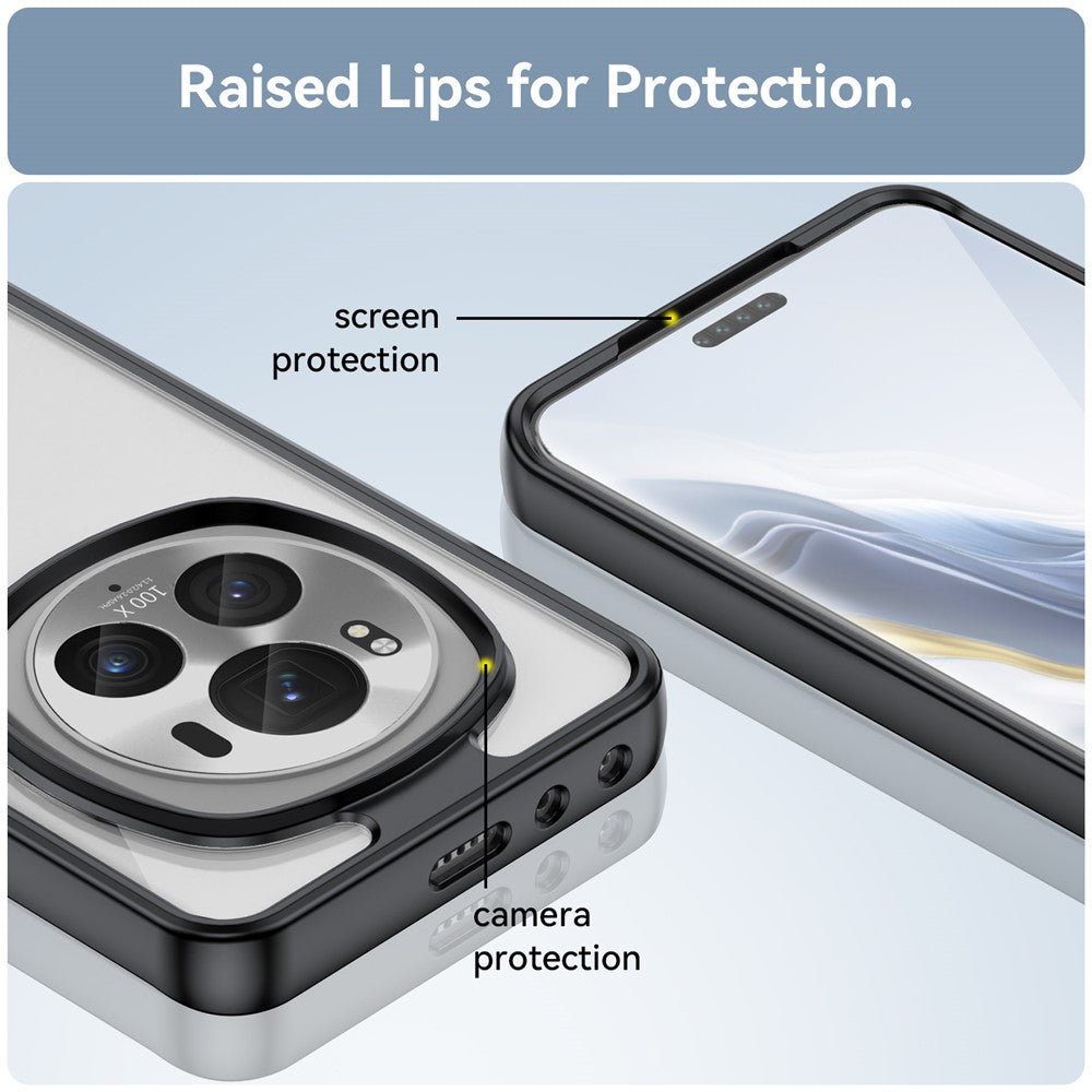 Honor Magic6 Pro 5G Transparente Handyhülle – TPU + Acryl Handy-Rückseite, stoßfest