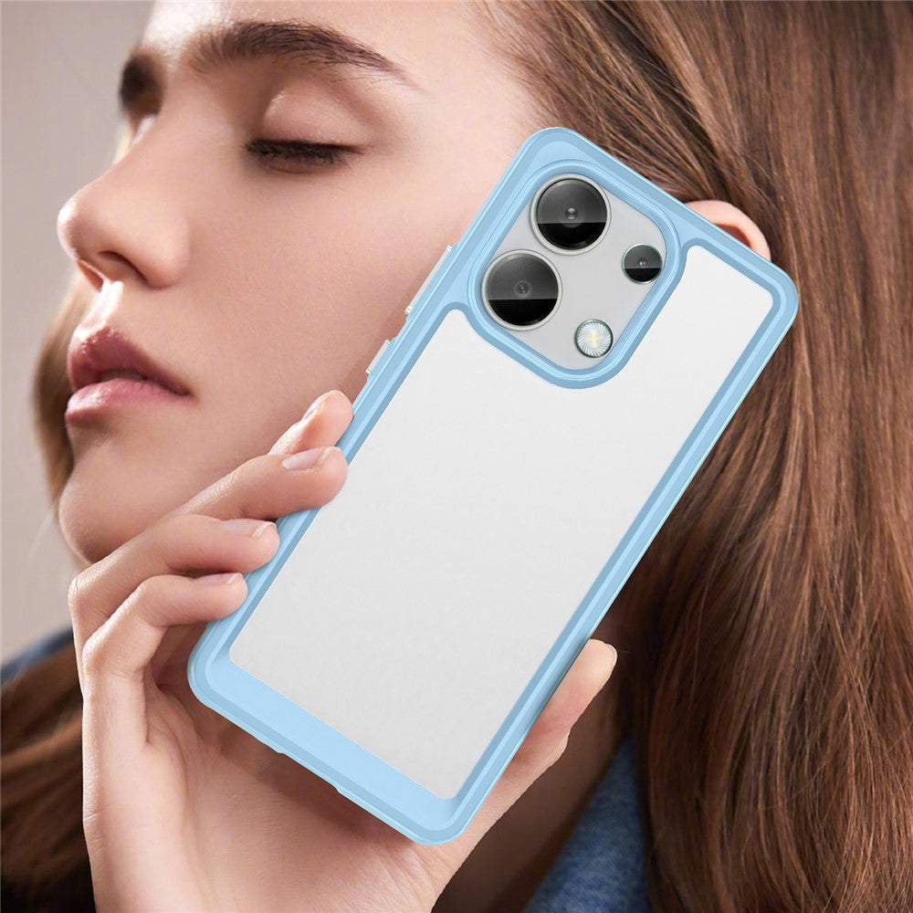For Xiaomi Redmi Note 13 4G Case TPU + Acrylic Mobile Phone Protective Cover