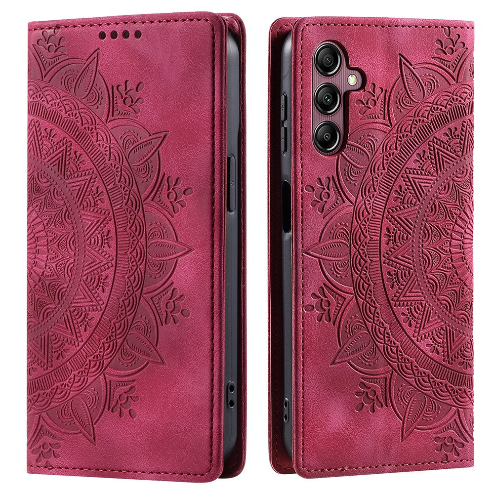 Galaxy A55 5G Wallet-Hülle – Mit Magnetverschluss & Muster aufgedruckt