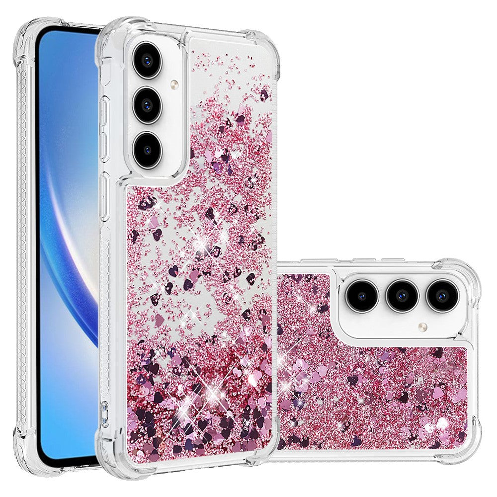 Galaxy A35 5G Glitzer-Hülle – Stoßfest & mit Treibsand