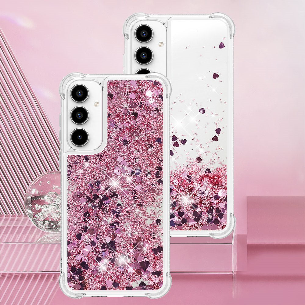 Galaxy A35 5G Glitzer-Hülle – Stoßfest & mit Treibsand