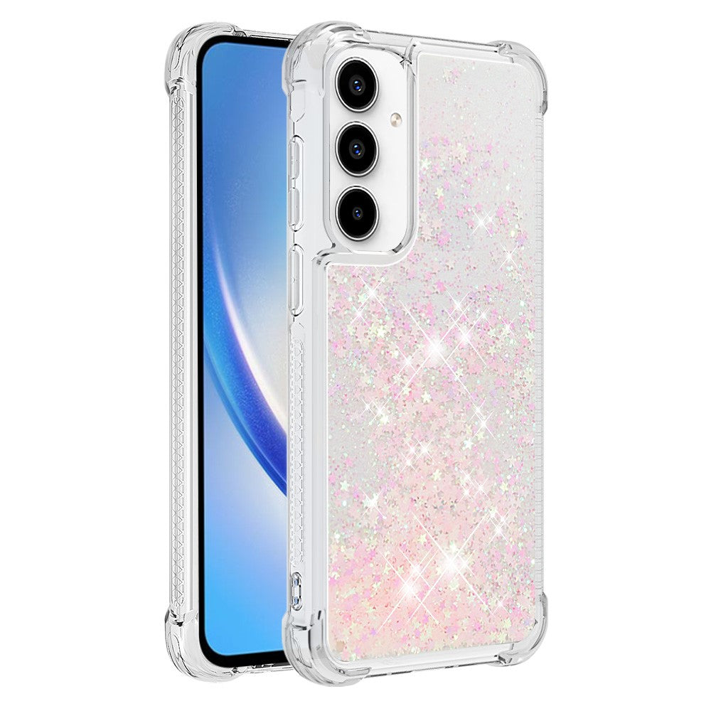 Galaxy A35 5G Glitzer-Hülle – Stoßfest & mit Treibsand