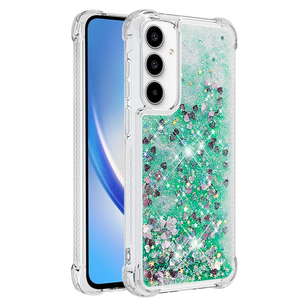 Galaxy A35 5G Glitzer-Hülle – Stoßfest & mit Treibsand