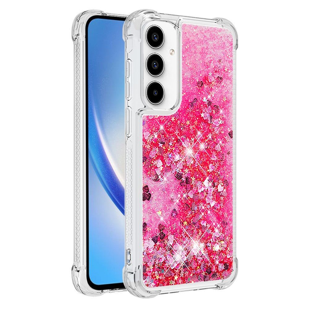 Galaxy A35 5G Glitzer-Hülle – Stoßfest & mit Treibsand