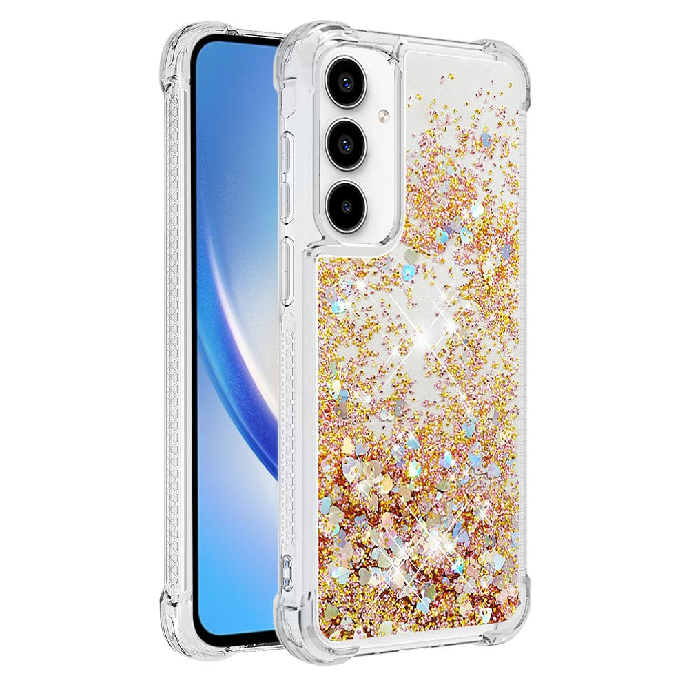 Galaxy A55 5G Glitzer-Hülle – Stoßfest & mit Treibsand