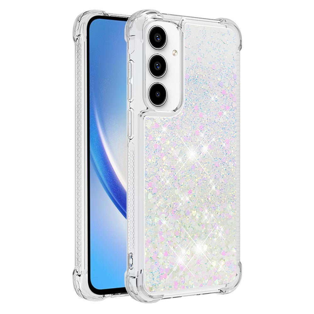 Galaxy A55 5G Glitzer-Hülle – Stoßfest & mit Treibsand