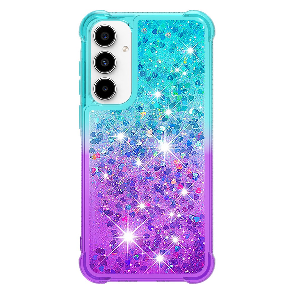 Galaxy A55 5G Glitter-Hülle – Farbverlauf mit funkelndem Puder