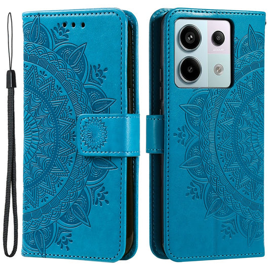 For Xiaomi Redmi Note 13 Pro 5G / Poco X6 5G Case Mandala Flower Leather Wallet Cover