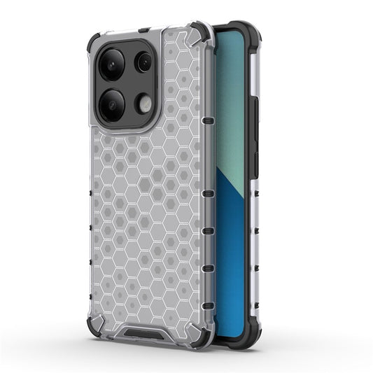 Xiaomi Redmi Note 13 4G Handyhülle – Gehäuse aus PC mit Wabenmuster + TPU