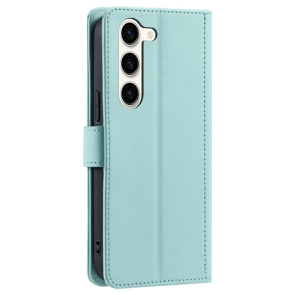 Galaxy S23 Plus Wallet-Hülle – Rautenmuster mit Geldbörsenfunktion & Riemen