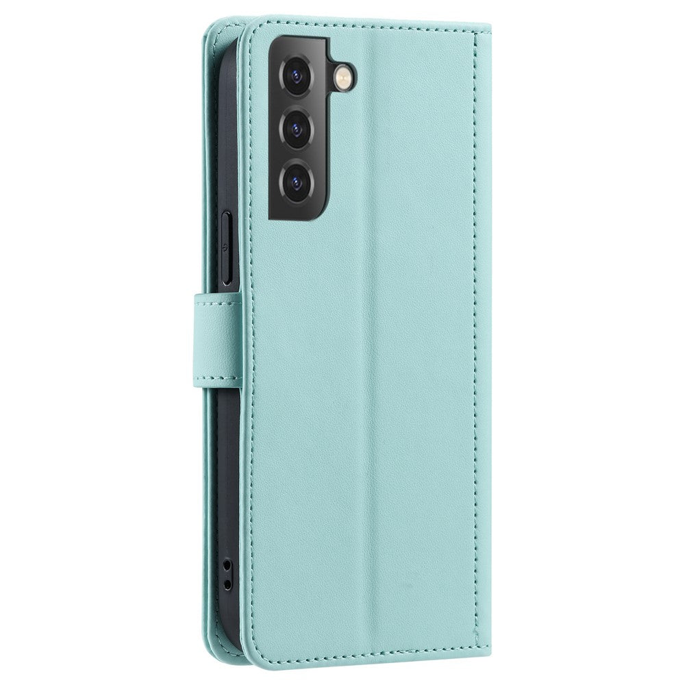 Galaxy S21 FE 5G Wallet-Hülle – Rautenmuster mit Geldbörsenfunktion & Riemen