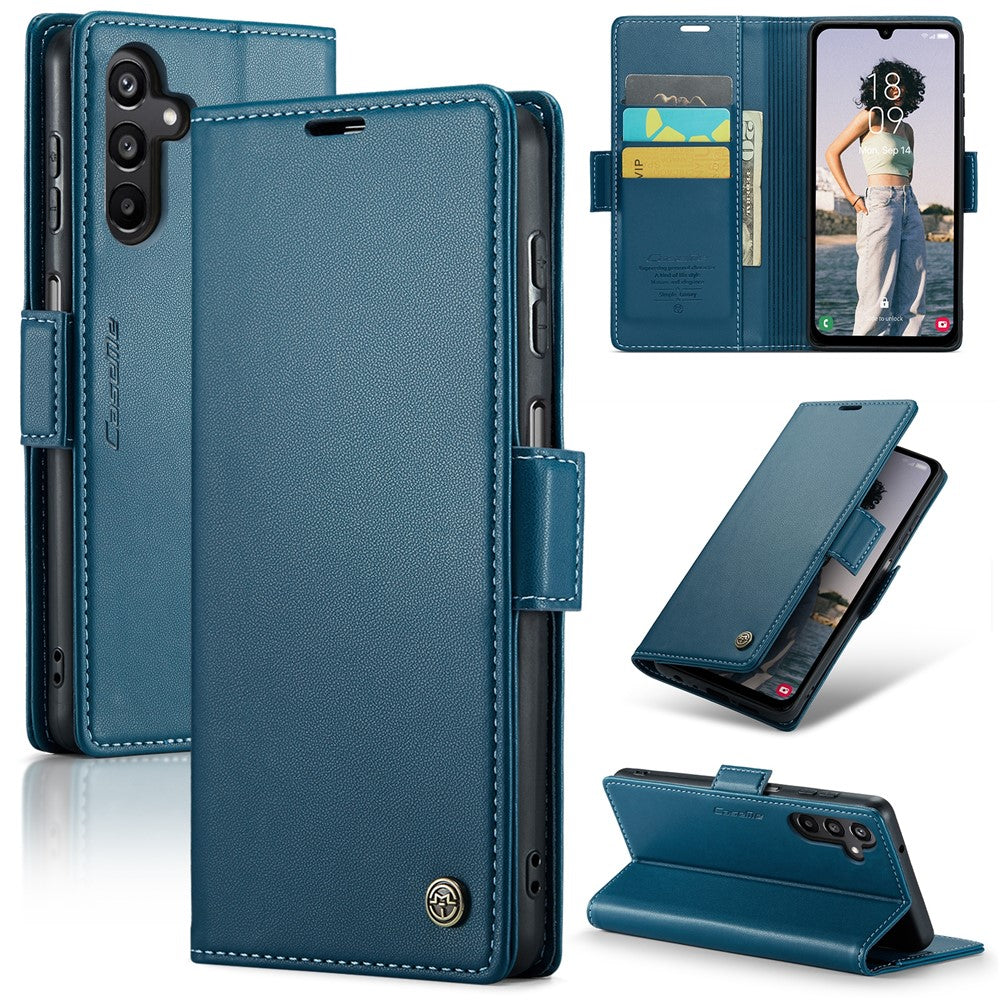 Galaxy A15 4G/5G Glänzende Wallet-Hülle – RFID-Schutz & Ständer