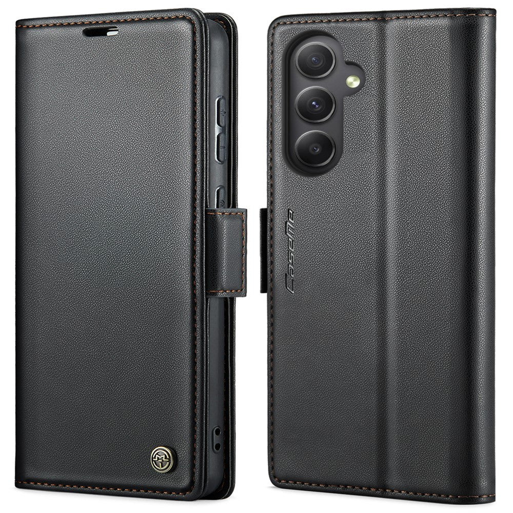Galaxy A55 5G Glänzende Wallet-Hülle – RFID-Schutz & Ständer