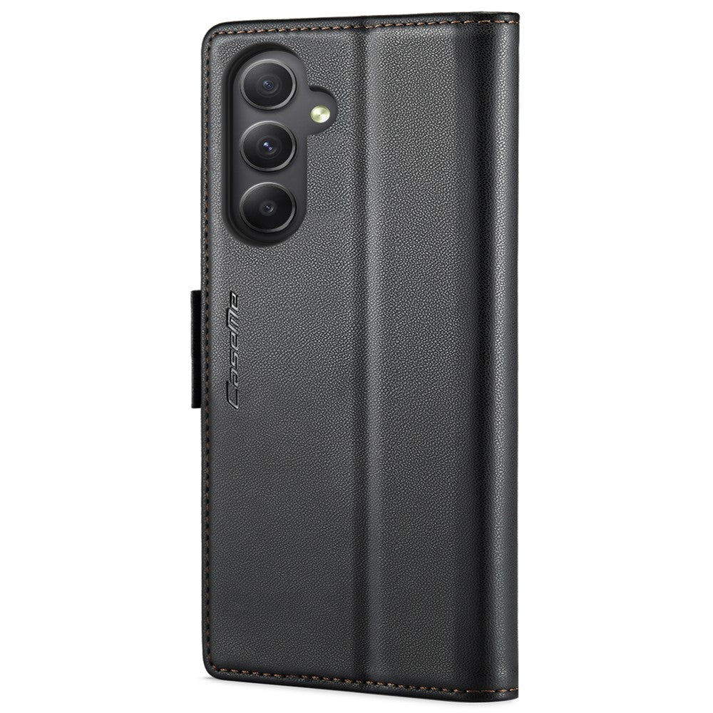 Galaxy A55 5G Glänzende Wallet-Hülle – RFID-Schutz & Ständer