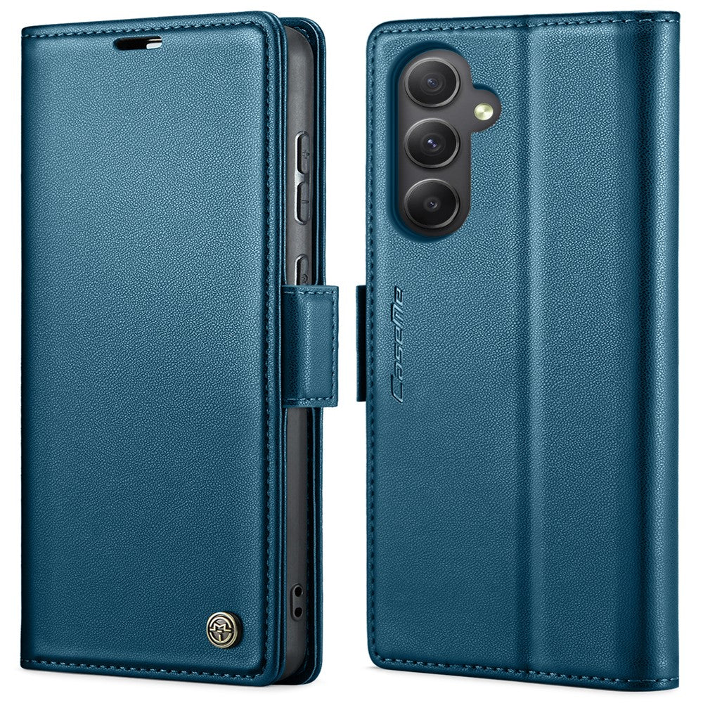 Galaxy A55 5G Glänzende Wallet-Hülle – RFID-Schutz & Ständer