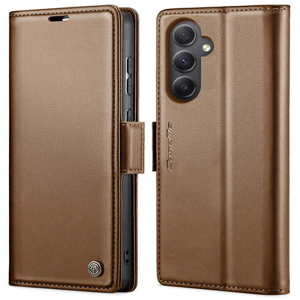 Galaxy A55 5G Glänzende Wallet-Hülle – RFID-Schutz & Ständer