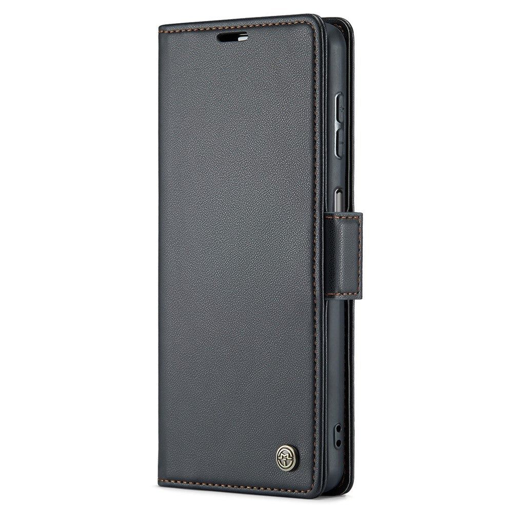 Galaxy A25 5G Glänzende Wallet-Hülle – RFID-Schutz & Ständer