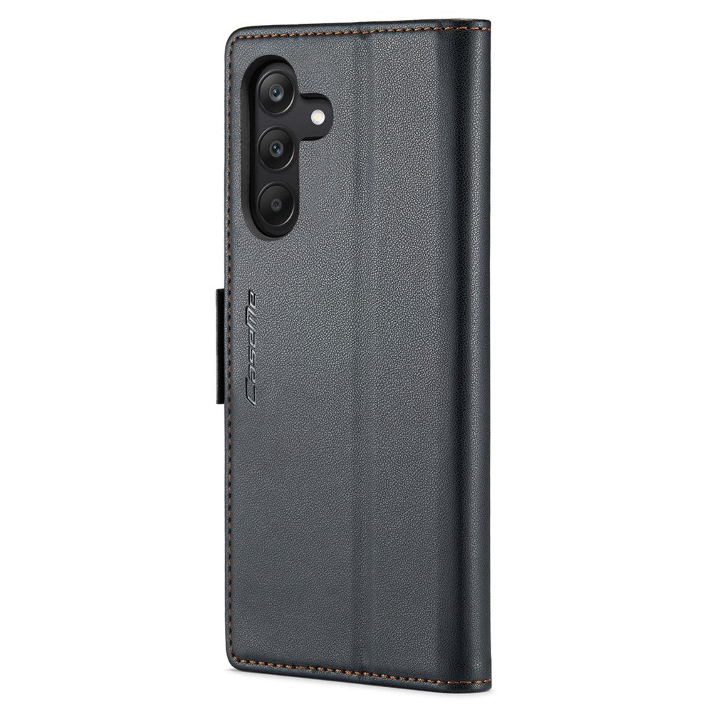Galaxy A25 5G Glänzende Wallet-Hülle – RFID-Schutz & Ständer