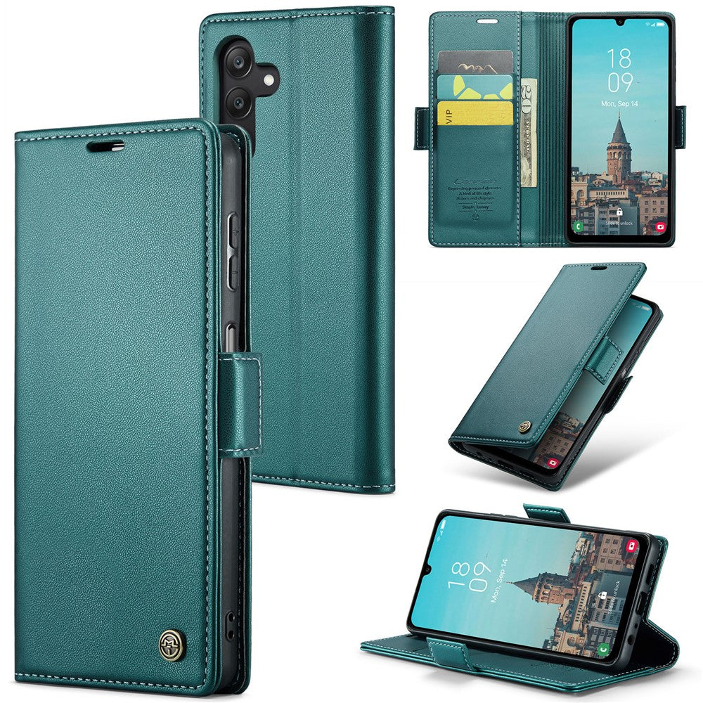 Galaxy A25 5G Glänzende Wallet-Hülle – RFID-Schutz & Ständer