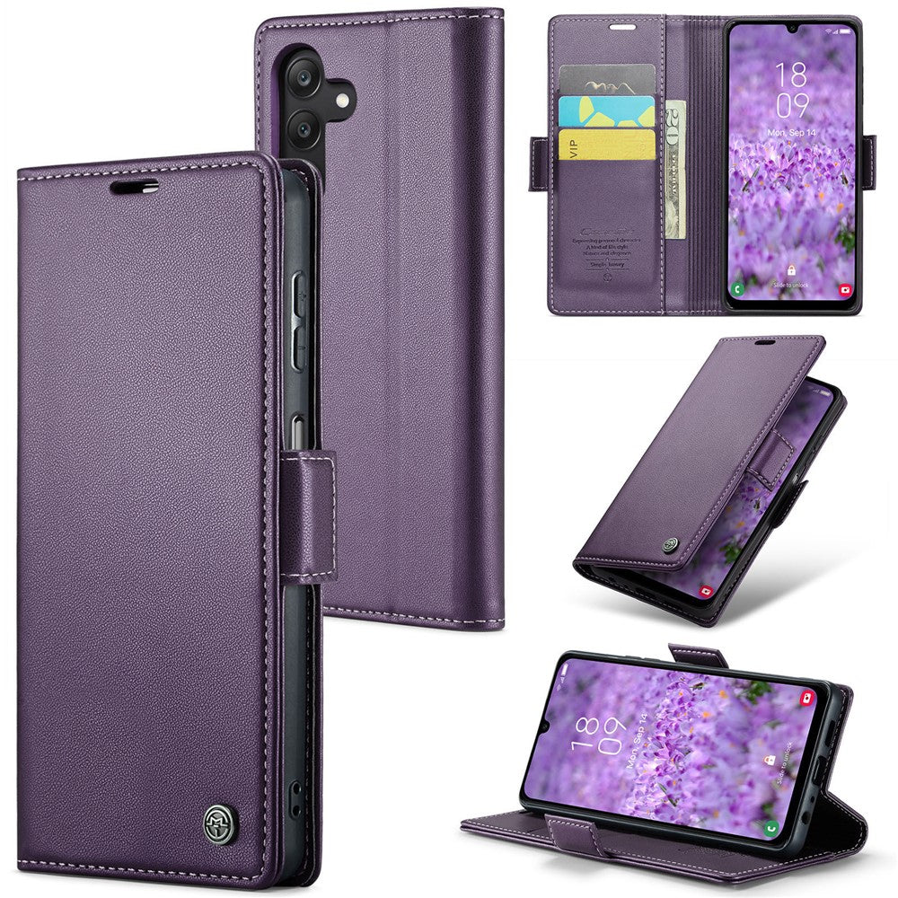 Galaxy A25 5G Glänzende Wallet-Hülle – RFID-Schutz & Ständer