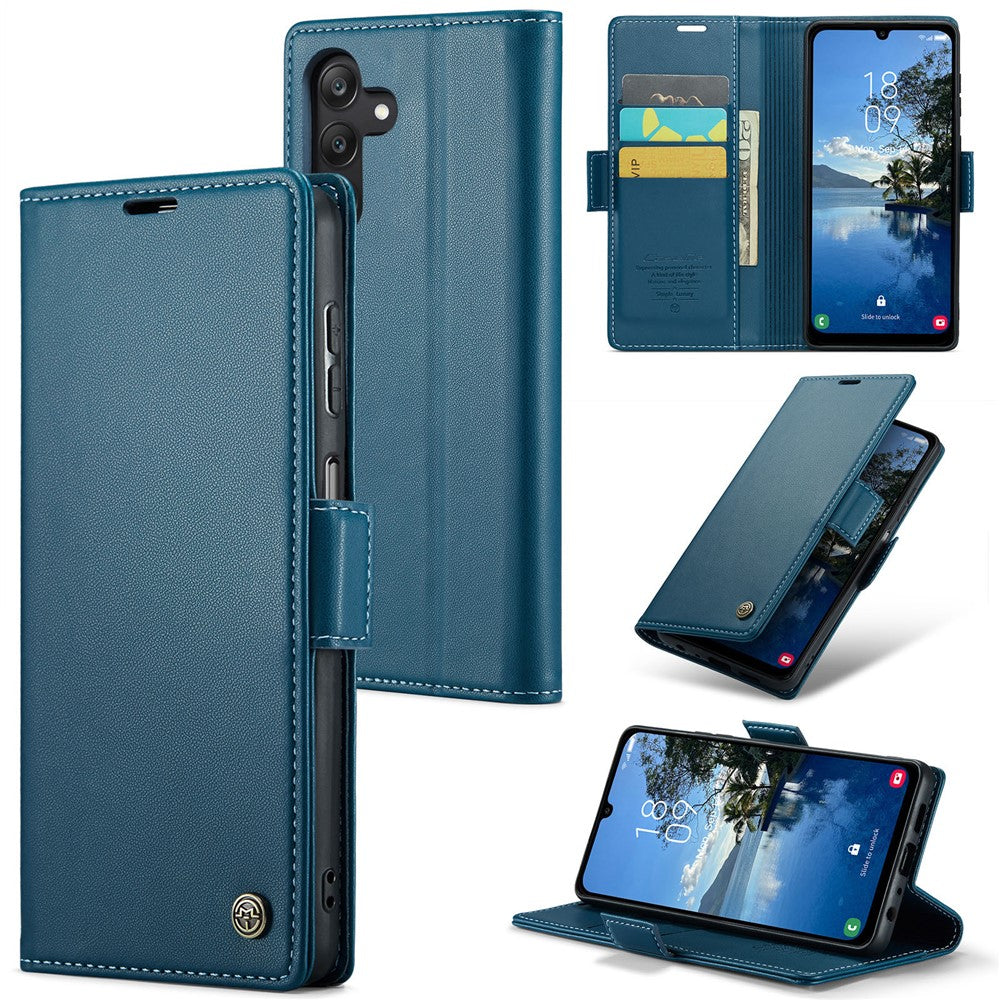 Galaxy A25 5G Glänzende Wallet-Hülle – RFID-Schutz & Ständer