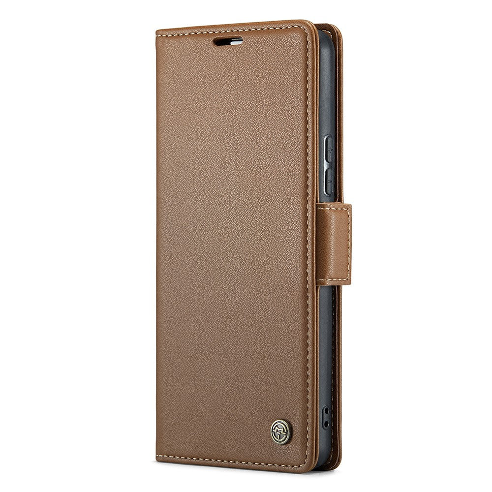For Xiaomi Redmi 13C 4G / Redmi 13C 5G / Poco C65 4G Leather Case CASEME 023 RFID Blocking 3 Card Slot Mobile Cover