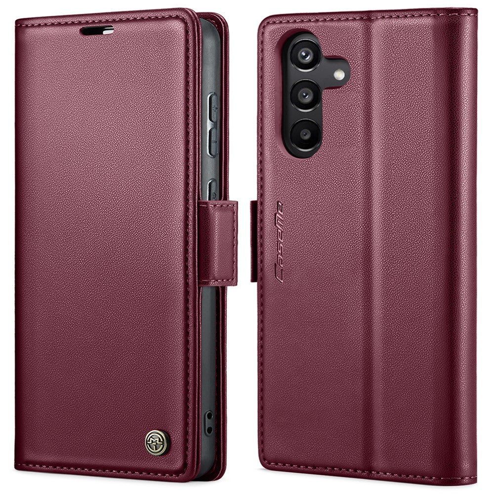 Galaxy A35 5G Glänzende Wallet-Hülle – RFID-Schutz & Ständer
