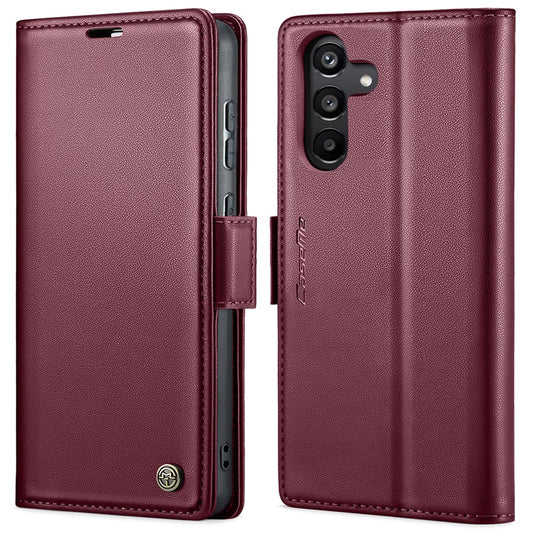 Galaxy A35 5G Glänzende Wallet-Hülle – RFID-Schutz & Ständer