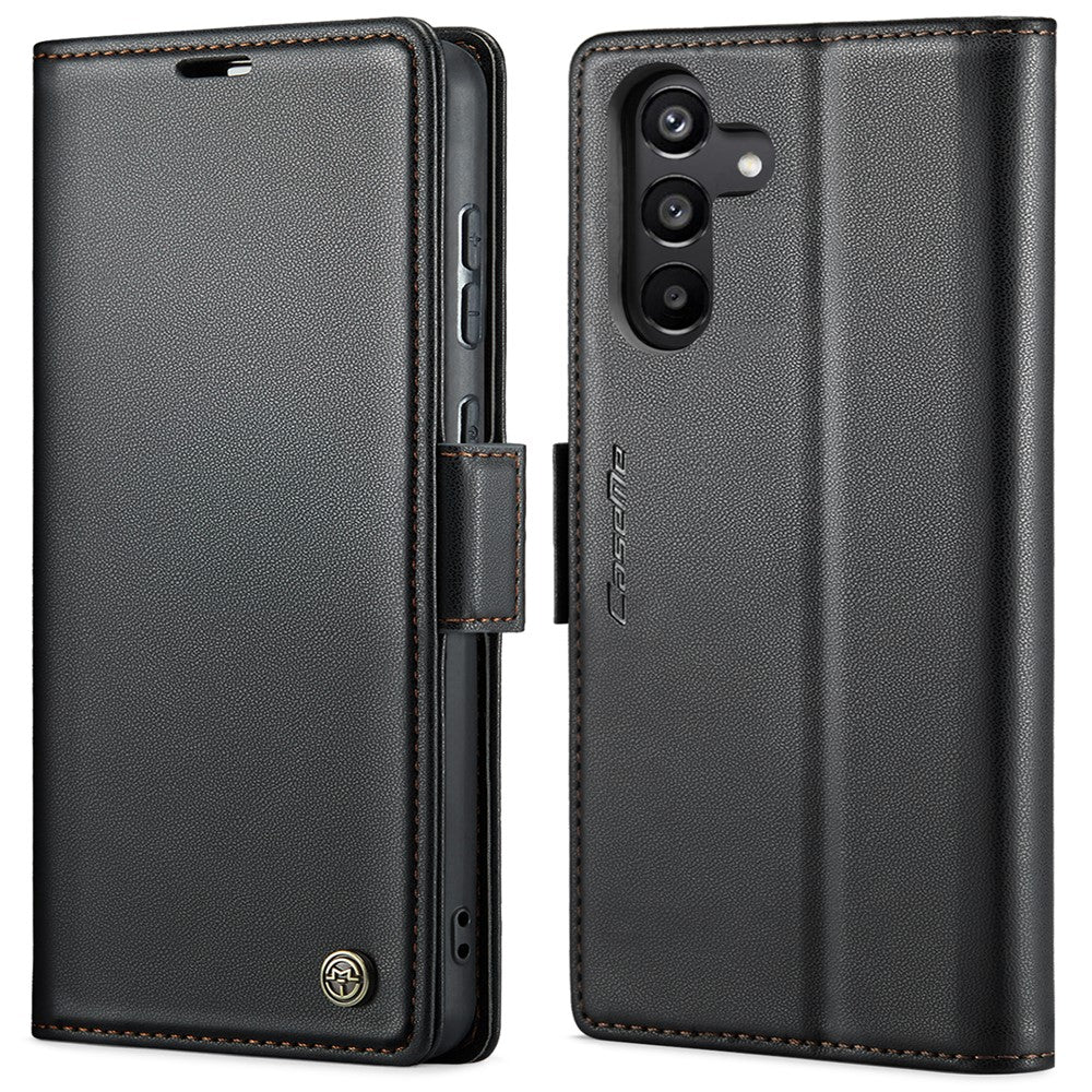 Galaxy A35 5G Glänzende Wallet-Hülle – RFID-Schutz & Ständer